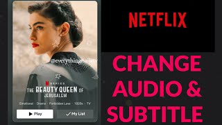 NETFLIX 🔻 HOW TO CHANGE AUDIO amp SUBTITLE LANGUAGE Simple Steps  video [upl. by Levy586]