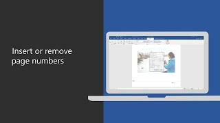 How to insert or remove page numbers in Microsoft Word [upl. by Neenwahs]