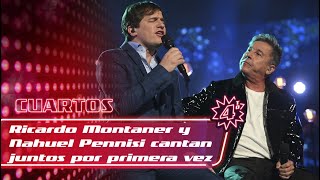 Ricardo Montaner y Nahuel Pennisi cantan juntos por primera vez en La Voz Argentina 2021 [upl. by Aratehs]