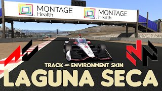 LAGUNA SECA INDYCAR 2024 TRACK AND ENVIRONMENT SKIN ASSETTO CORSA [upl. by Spiegleman620]