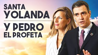 NODO  Santa YOLANDA y PEDRO el Profeta  Pedro Sánchez Yolanda Díaz y Alberto Garzón  FELIZ 2022 [upl. by Kreegar]