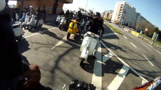 Lambretta RD 350 YPVS Rideout Cologne 2011mp4 [upl. by Bernadina]