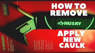 How to removeapply caulk with 3 in 1 tool [upl. by Eadith]