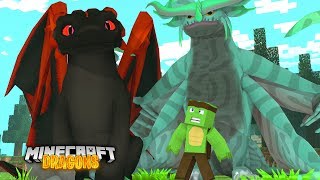 THE LEGEND OF GIANT DRAGONS  Minecraft Dragons [upl. by Anelec]