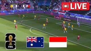 Indonesia vs Australia Live football  Kualifikasi Piala Dunia 2026 Gameplay pes21 [upl. by Lyndes877]