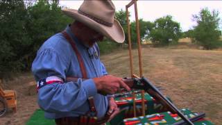 Double Barrel Shotgun Loading and Unloading a SidebySide  Cowboy Action Shooting [upl. by Paley]