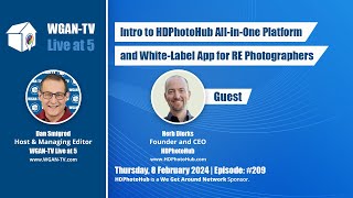 WGANTV  Intro to HDPhotoHub AllinOne Platform and WhiteLabel App for Real Estate Photographers [upl. by Aimahc]