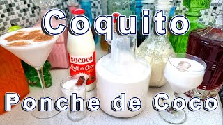 Coquito  Ponche de Coco  Coquito Navideño [upl. by Savil]