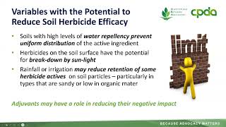 Adjuvant Application with PreEmergent Herbicides [upl. by Bocyaj]