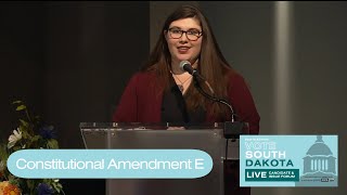 Constitutional Amendment E  Vote South Dakota [upl. by Douglas]