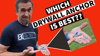 Hanging Heavy Items on Drywall  How Much Weight Can Wall Anchors Hold [upl. by Netsreik]