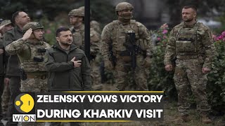 Ukrainian President Zelensky visits Kharkiv amidst stunning counteroffensive  Latest English News [upl. by Emeline]