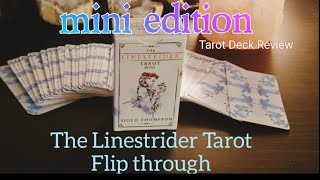 The Linestrider TarotMini EditionFlip Through Linestrider Tarot Deck Review [upl. by Nerro387]