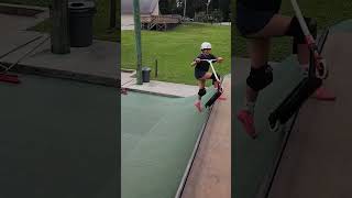 Halfpipe skatepark scoot skate [upl. by Acire]