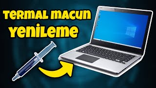 Dizüstü bilgisayar termal macun yenileme  laptop termal macun değişimi  Temizleme ve genel bakım [upl. by Gabbey202]