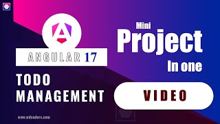 Angular 17 Todo Management App  Angular Project [upl. by Idnas]