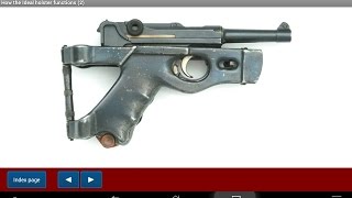 Luger pistol accessories explained  Android APP  HLebookscom [upl. by Staffard]