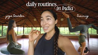 A 16 hour day in an advanced yoga teacher training  India [upl. by Amathiste]