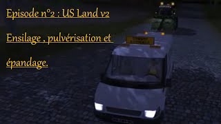 Farming Simulator 13  Episode 2  US land V2  Ensilage  Epandage  HD [upl. by Bibbye]