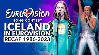 🇮🇸 Iceland in Eurovision Song Contest 1986  2023  RECAP Ísland í Eurovision [upl. by Harday]