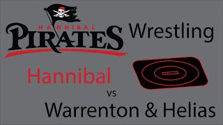 Hannibal High School vs Warrenton amp Helias Boys Varsity Wrestling [upl. by Bridie]