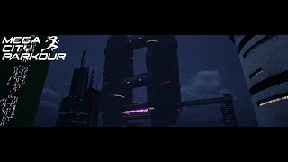 MegaCity Parkour Announcement Trailer Cyberpunk City Exploration Game [upl. by Othilie]