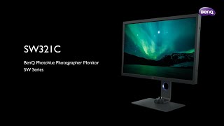 BenQ SW321C  Photographer Monitor with 32 inch 4K Adobe RGB [upl. by Hcelemile564]