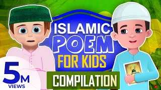 Islamic Poem Cartoons for Kids  Compilation  Morning Poem  Urdu Nursery Rhymes for Children [upl. by Anallise]