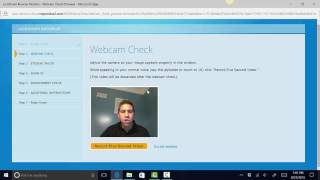 Respondus Webcam Check [upl. by Ashelman]