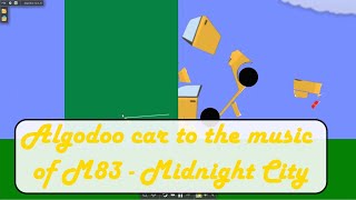 Im crash Algodoo car to the music of M83  Midnight City [upl. by Nelli627]