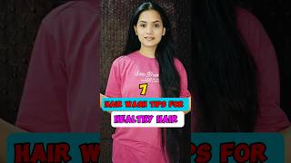 Hair wash tips for long and healthy hair haircare longhairgrowth hairwashtipshowtogrowlonghair [upl. by Attiuqal590]