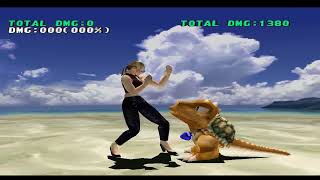 Tekken 3 Nina 2P VS Gon in pratice mode [upl. by Arised523]