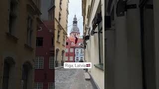 Riga Latvia Come by train visit Old town [upl. by Sochor]