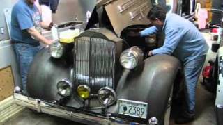 1935 Packard V12 Barn Find Part II Tom Laferriere Classic Cars [upl. by Nyltiac]