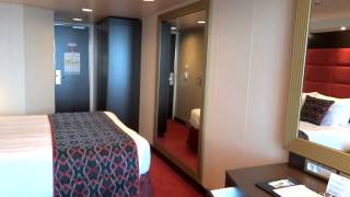 Video of MSC Cruise Line MSC Preziosa Cruise Ship Balcony Stateroom Cabin 11127 [upl. by Orelle]