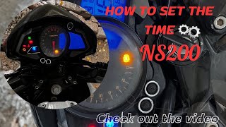 “NS 200 Setting the Bike Meter Time” Callmehvlogs [upl. by Assital]