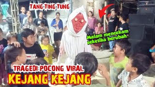 Tragedi Atraksi pocong viral kejang kejang joged dj Tang ting tung dj viral [upl. by Berns]