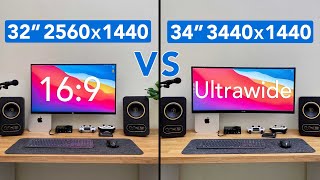 32” 1440p vs 34” 1440p Ultrawide Which One Is The Best For You [upl. by Jestude]