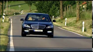 Driving The New Mercedes S63 AMG 55L V8 2011 [upl. by Oivalf]