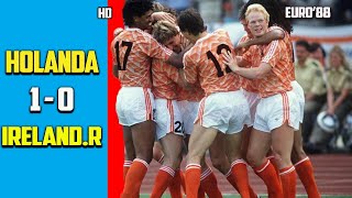 Ireland vs Netherlands 0  1 Best Of Moments Euro 1988 [upl. by Range]