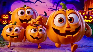 Five Little Pumpkins Song  Fun Halloween Nursery Rhyme amp Lyrics for Kids  Spooky SingAlong Song [upl. by Anor223]