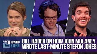 Bill Hader on the LastMinute Jokes John Mulaney Wrote for Stefon 2013 [upl. by Lange318]