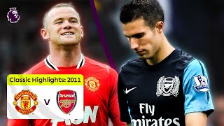 Manchester United 82 Arsenal  Full Premier League Highlights  201112 [upl. by Alamak]