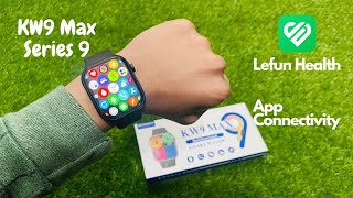 How to Connect KW9 Max Series 9 Smart Watch with Phone  Connectivity  All issues resolved  Urdu [upl. by Trocki]