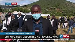 Lufuno Mavhunga funeral  Teen described as peace loving [upl. by Niahs]