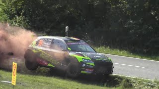 WRC ADAC Rallye Deutschland 2019 HD  CRASHES  MISTAKES  FLAT OUT [upl. by Schuman]