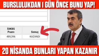 2024 Bursluluk Sınavına Son 1 Gün Kala Bunları Yapmalısın 21 Nisanda İOKBS için ne yapmalısın [upl. by Analaj452]