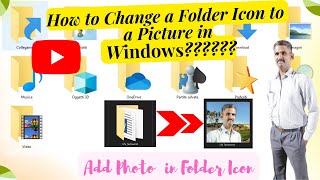 How to set photo as a folder icon thumbnail in Windows PCs [upl. by Yeltnerb668]