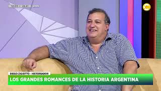 Los grandes romances en la historia Argentina 🥰  Diego Zigiotto  HNT con Nacho Goano [upl. by Ijok]