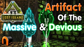 ARK Lost Island ARTIFACT Of The DEVIOUS amp MASSIVE amp How To Get Them [upl. by Necyla]